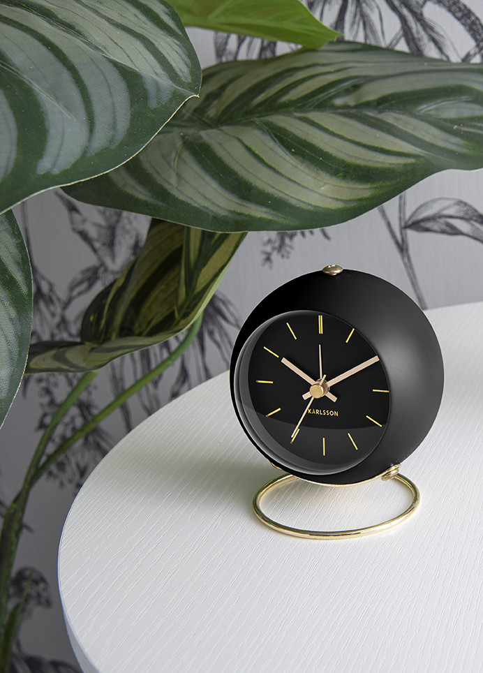 Alarm Clock Globe KA5833WH White