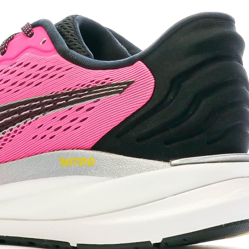 Puma Chaussures de Running Noir/Rose Femme Puma Magnify Nitro