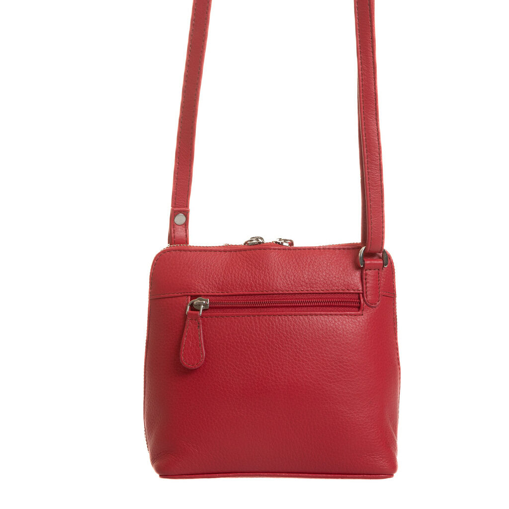 Zubehör - Tasche Umhängetasche Leder rot