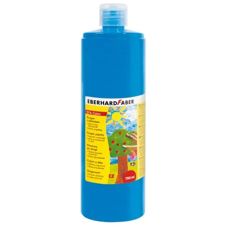Eberhard Faber Fingerfarbe phthaloblau, 750ml