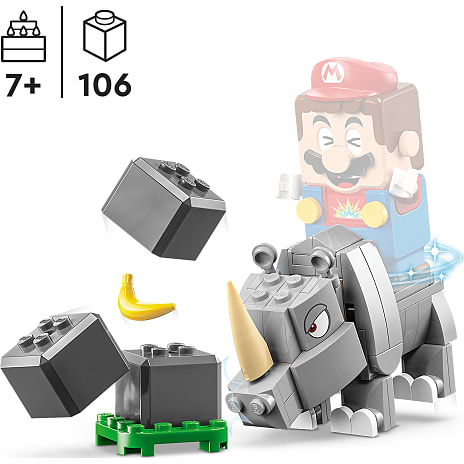LEGO Super Mario Næsehornet Rambi – udvidelsessæt 71420