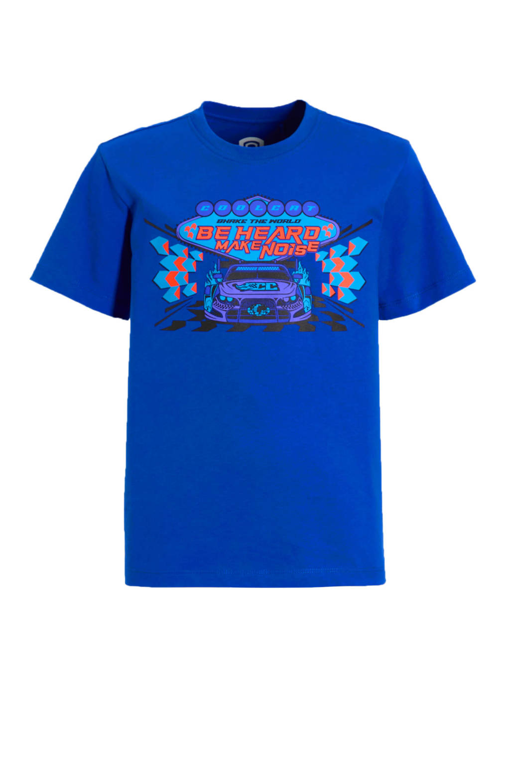 Coolcat T-shirt Tristan met Race Car Be Heard Print