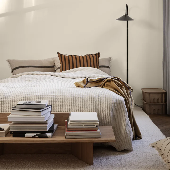 Ferm Living - Daze Tagesdecke, 250 x 240 cm, sand