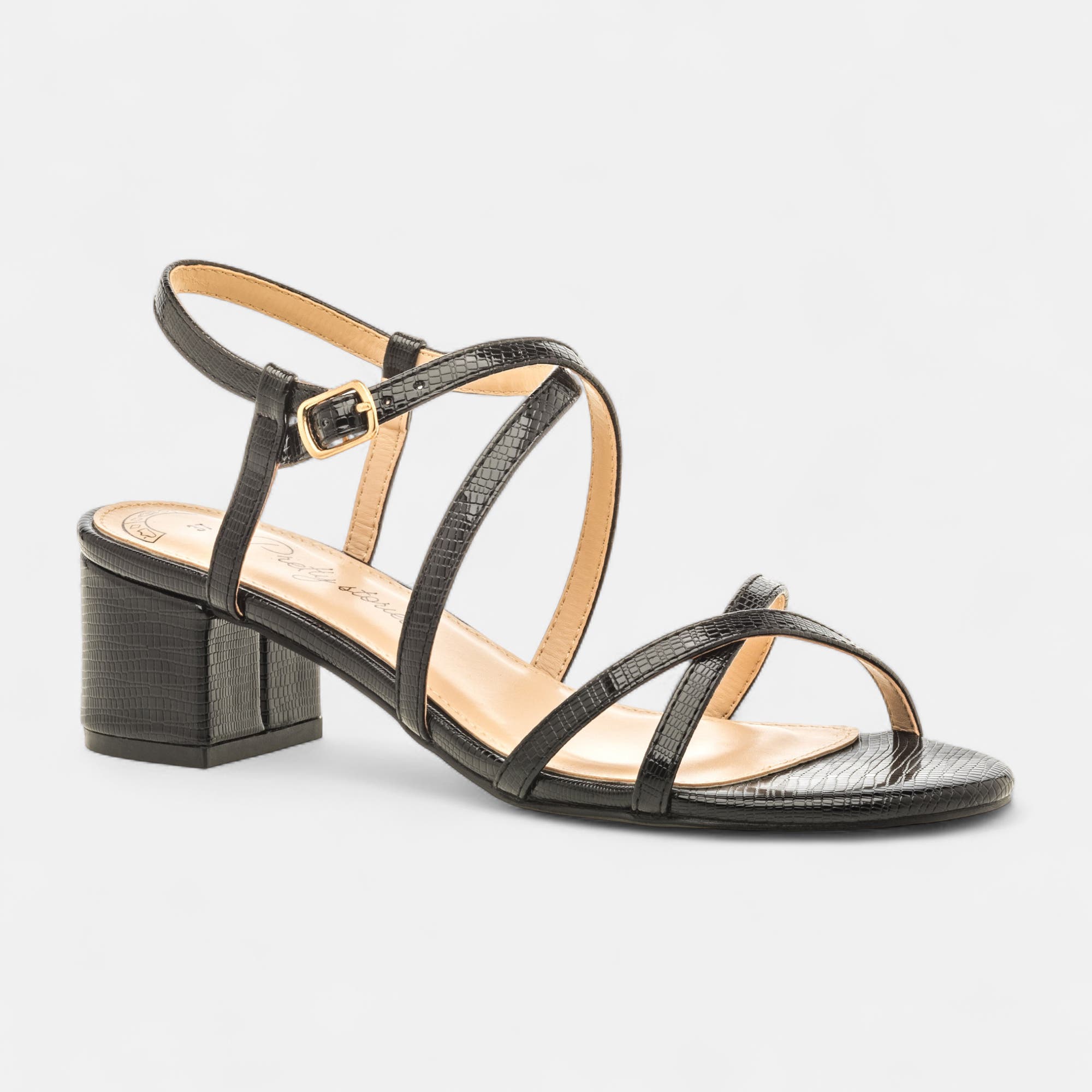 Nu-pieds à talon Femme noir