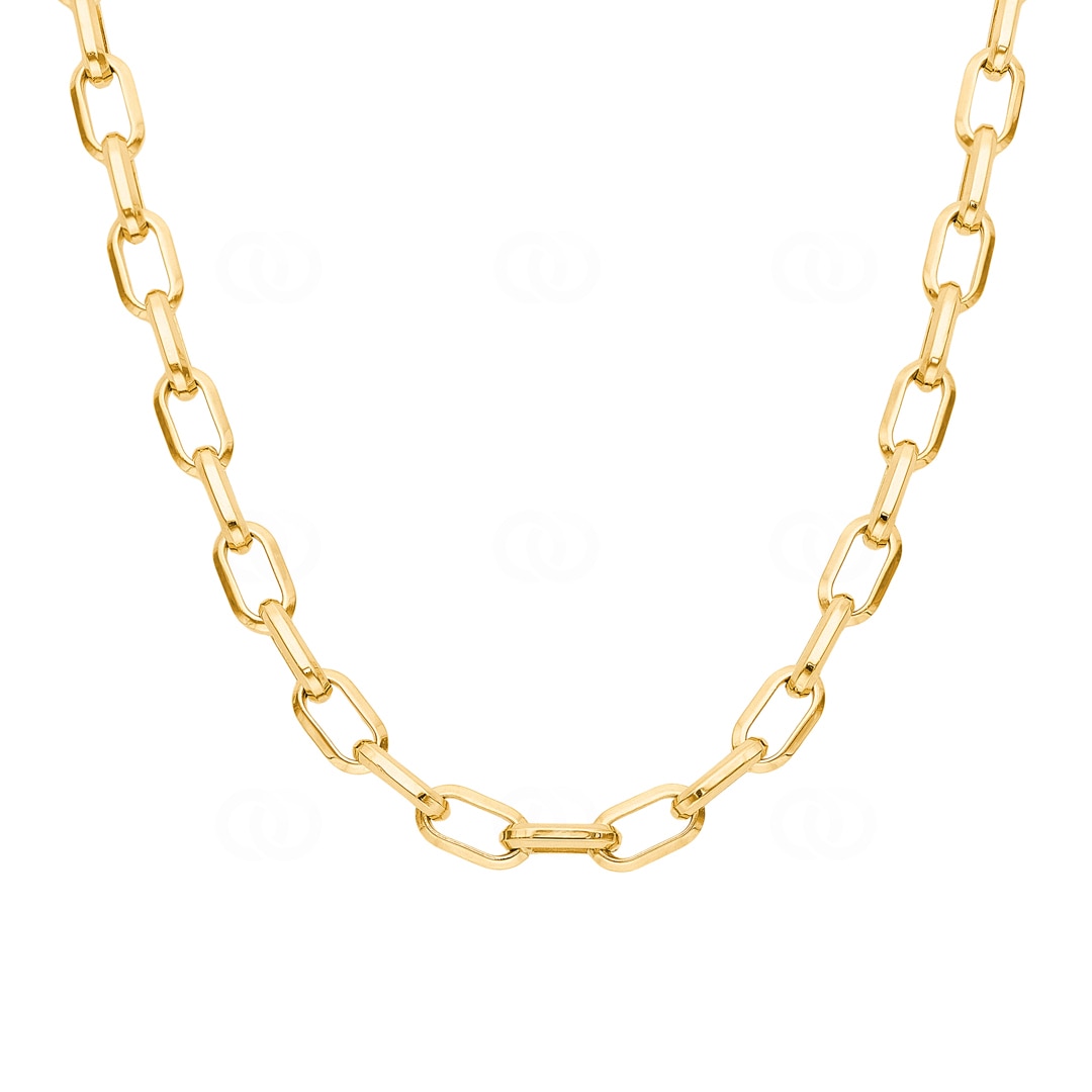 6.2mm Ankerkette 750/18 K Gelbgold halbmassiv