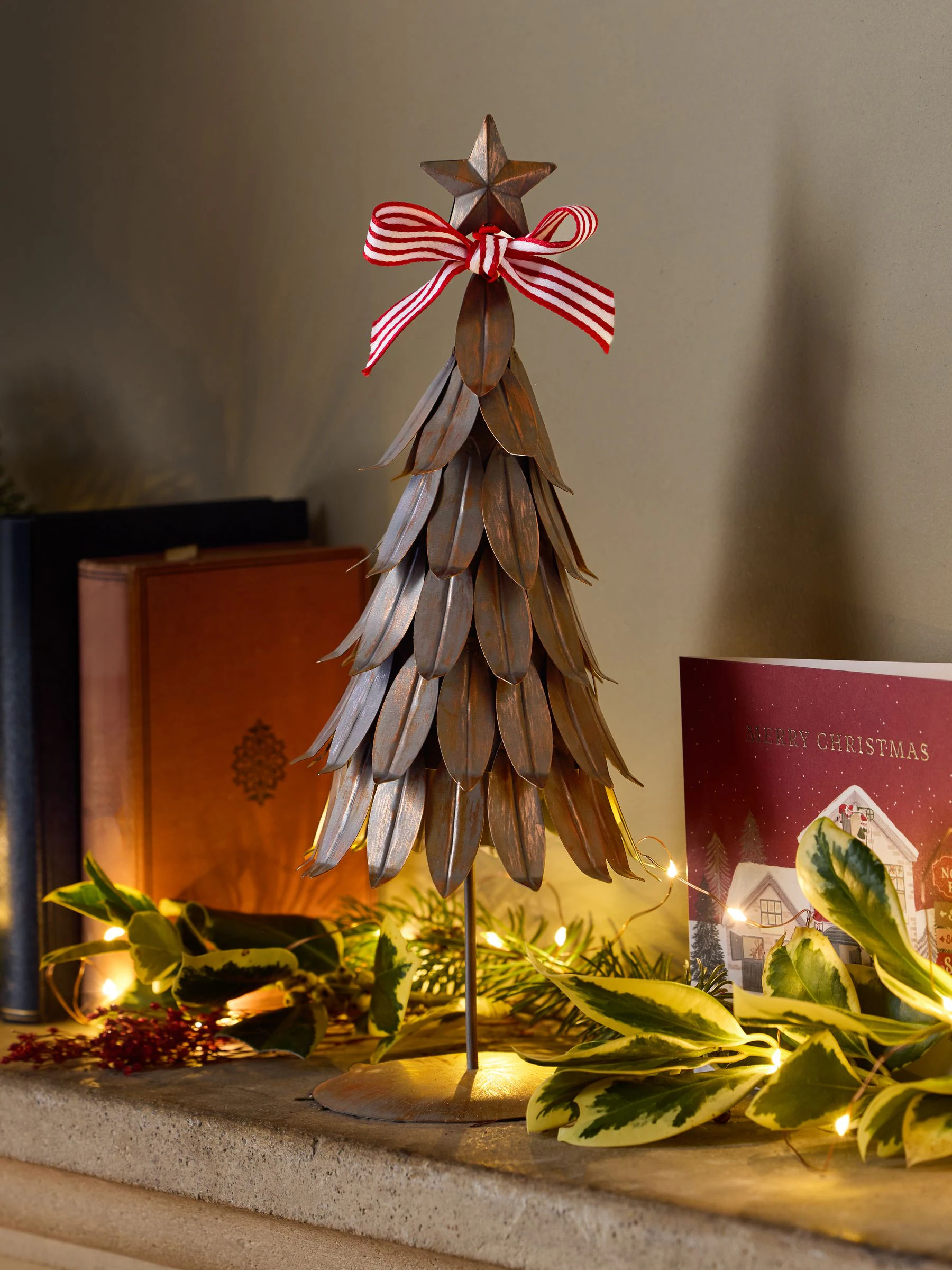 Metalen kerstboomornament