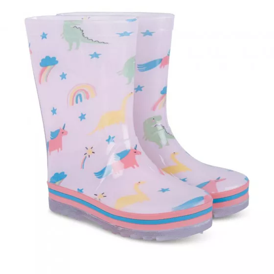 Bottes de pluie BLANC NINI & GIRLS