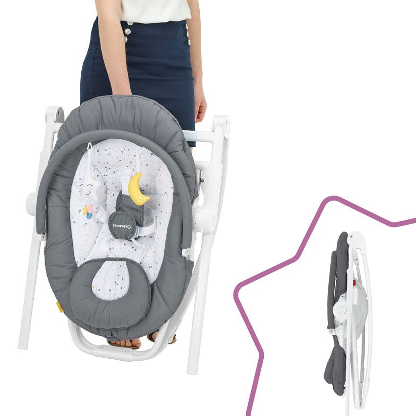 Transat en hauteur Compact'Up - Moonlight - Ecru