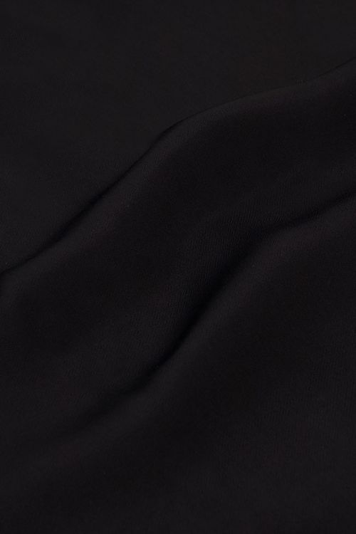 Zwart oversized blouse satijn