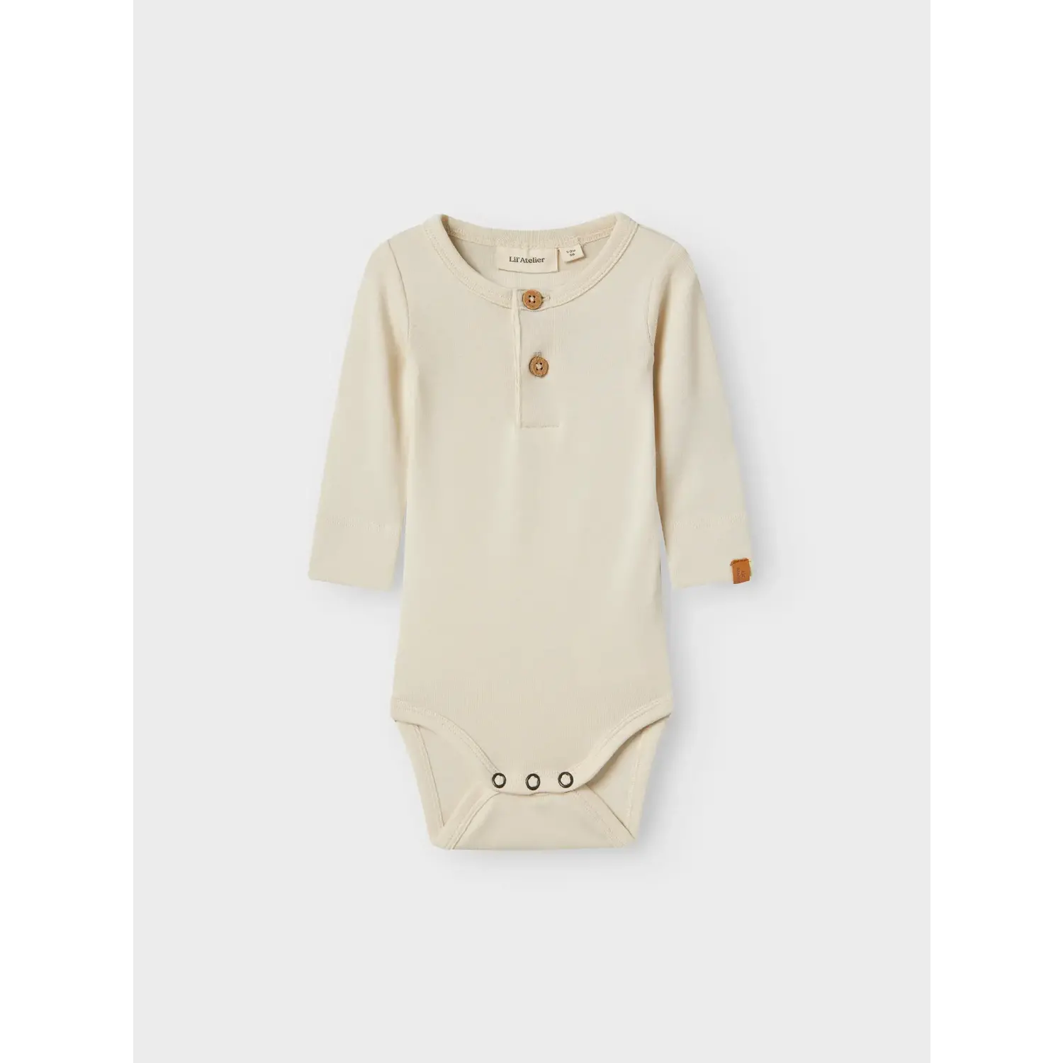 Lil Atelier |  NBMGAYO SAR LS SLIM BODY LIL | Turtledove