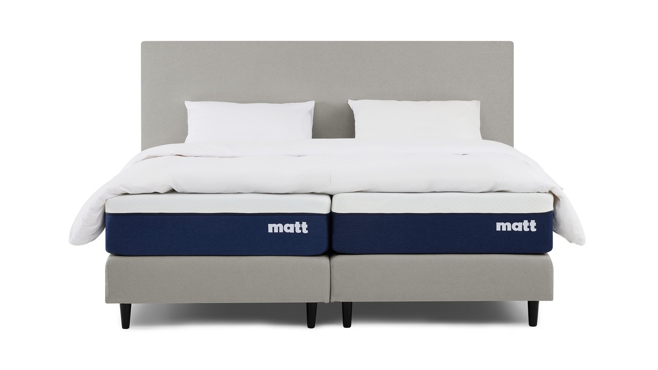 Matt Sleeps Boxspring Original met matras Matt grijs