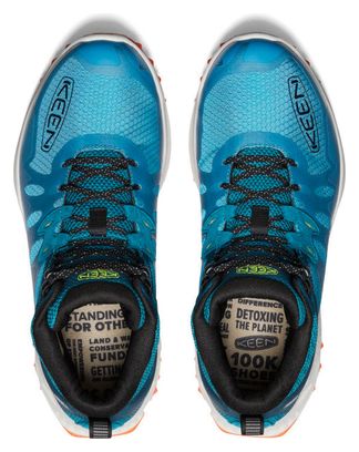 Chaussures de Randonnée Keen Zionic Waterproof Mid Bleu