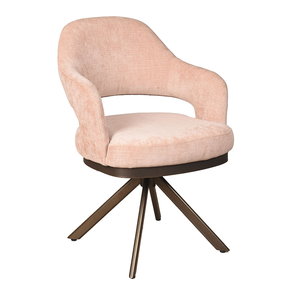 Eetkamerstoel Firenze Be Cotton rosewood