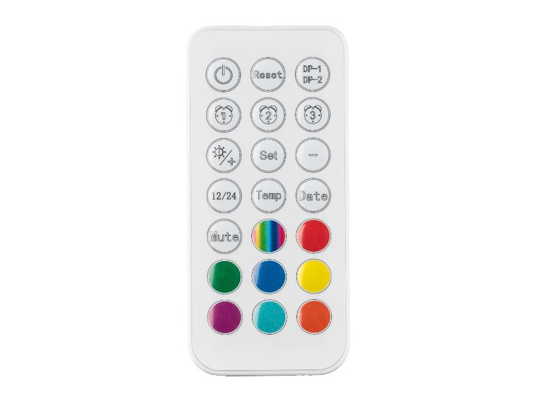 LED-klok met wekker