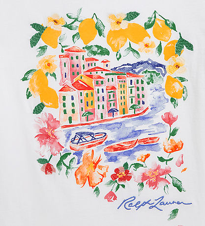 Polo Ralph Lauren T-Shirt - Weiß m. Print