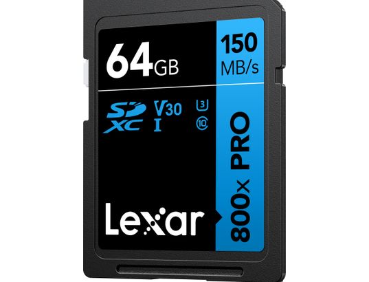 LEXAR - Carte mémoire 64 Go High-Performance 800x Pro SDXC 64GB