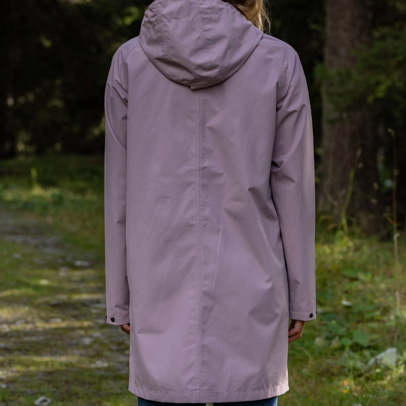 Frauen Regenmantel Travelcoat mauve shadows