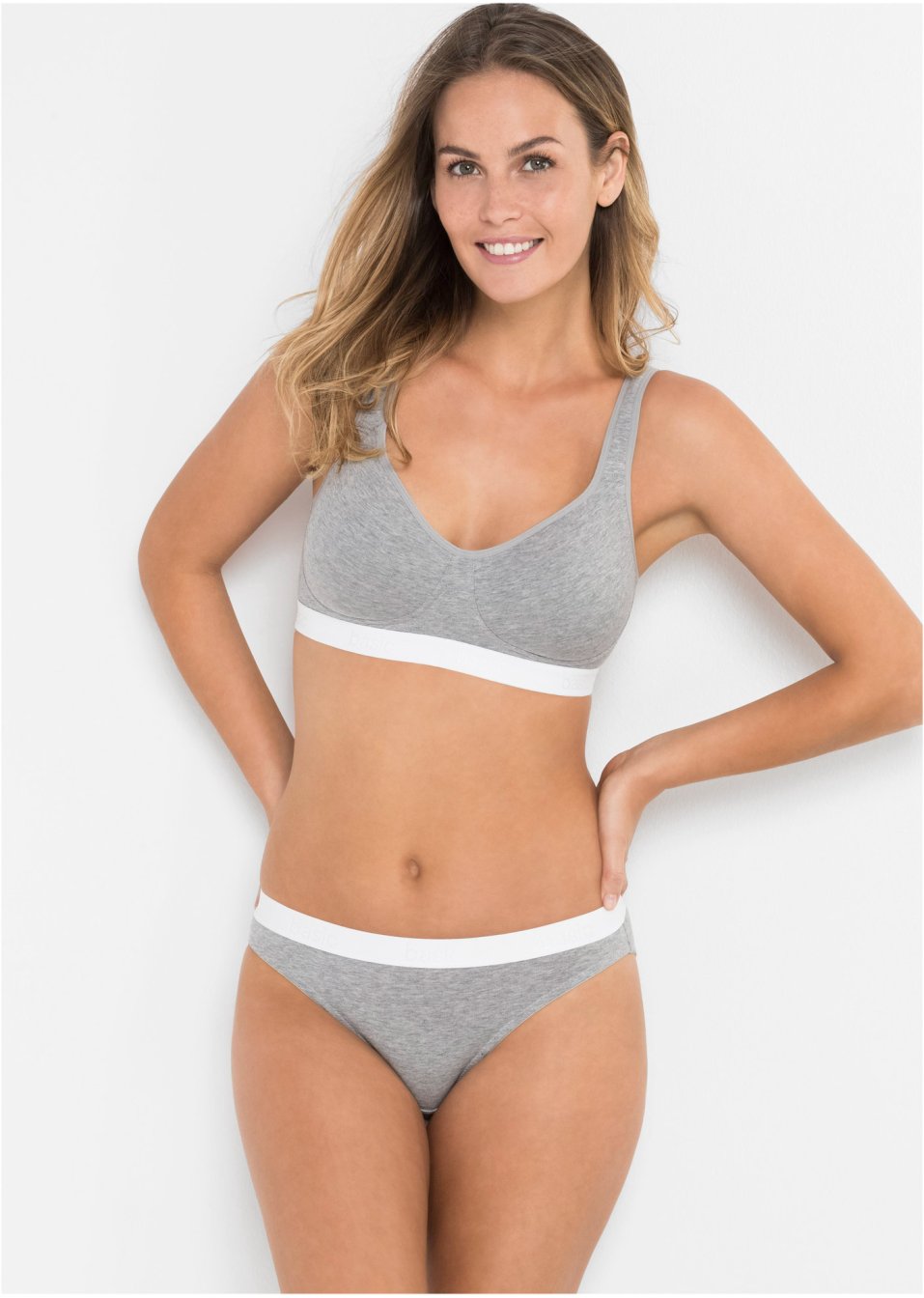 Lot de 2 soutiens-gorge sans armatures avec coton bio