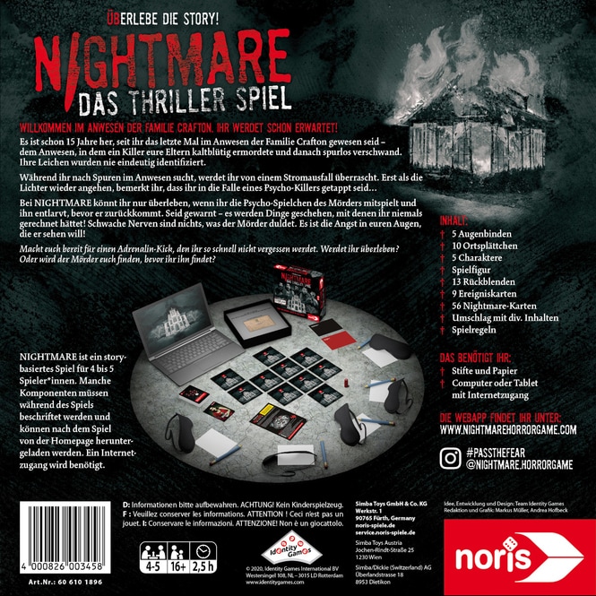 Nightmare - Das Thriller Spiel