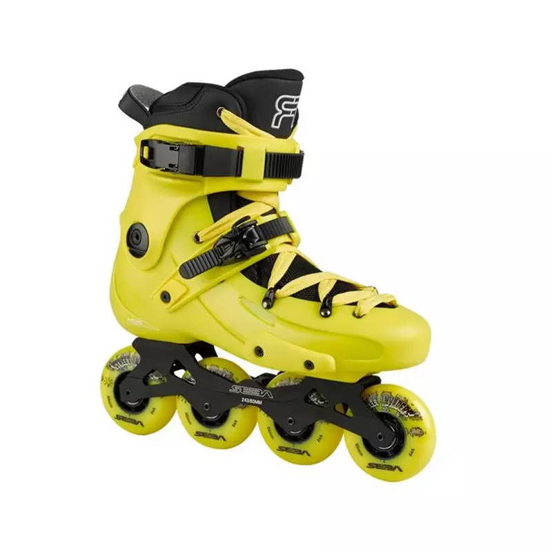 Roller en ligne Freeskate SEBA FR1 2016 Jaune