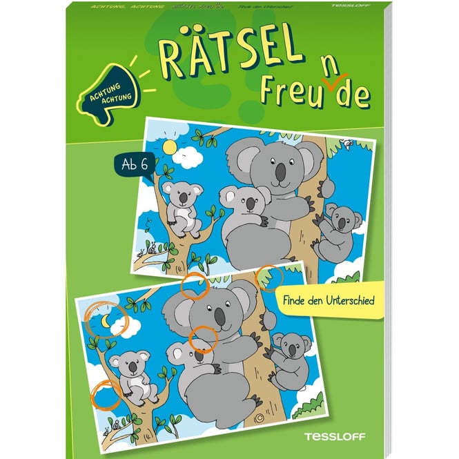 Achtung, Achtung Rätselfreu(n)de - Finde den Unterschied