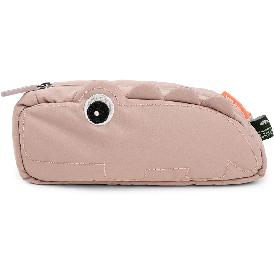 Done by Deer™ Gesteppte Kinder-Umhängetasche Croco rosa