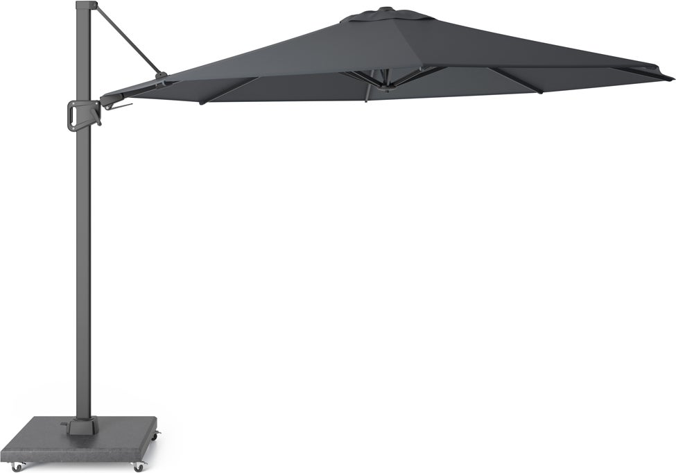 Platinum zweefparasol Merida Plus antraciet 35+UV D 350 cm