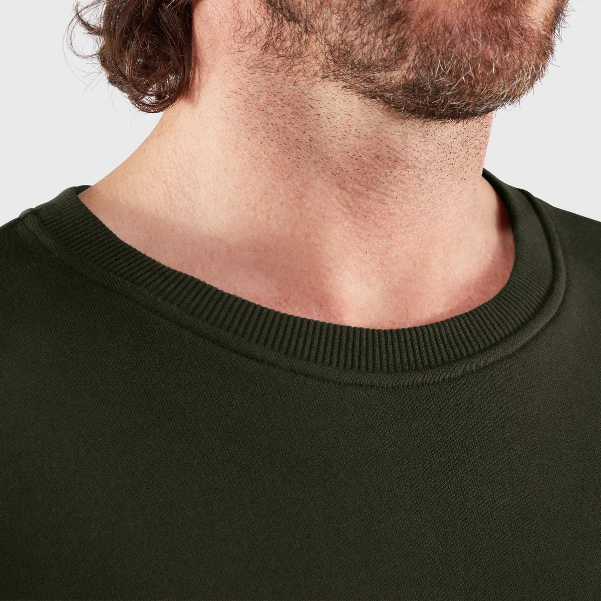 Fjällräven Men's Fjällräven Logo Sweater Mustard Yellow
