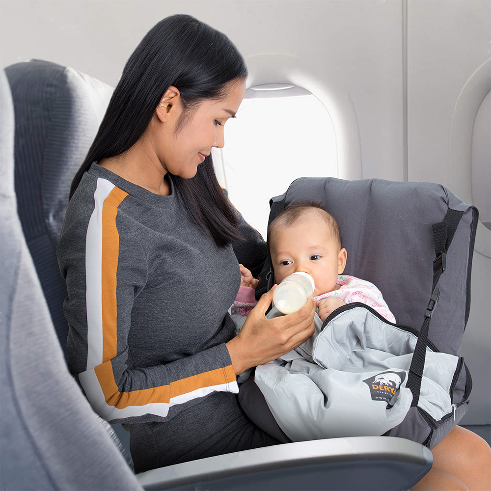 Deryan AirTraveller baby reiskussen met matras
