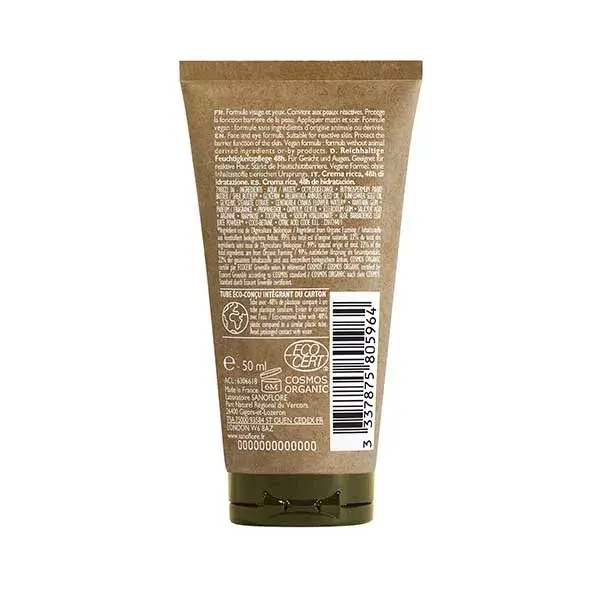 Sanoflore Aciana Botanica Creme Hidratante Rico 48h Orgânico 50ml