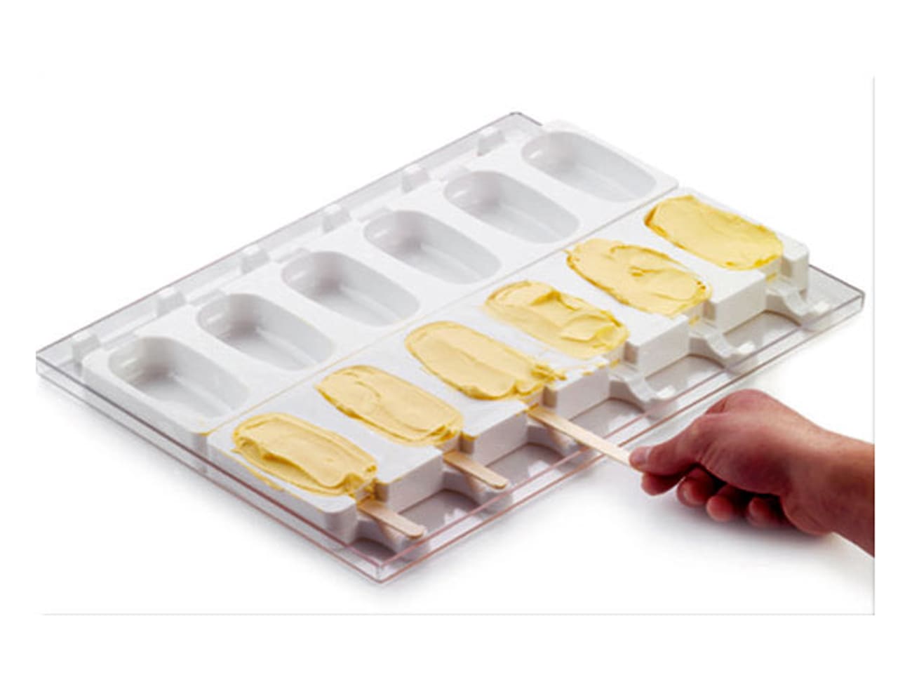 Moule silicone pour glace - forme esquimaux - 40 x 30 cm - Silikomart