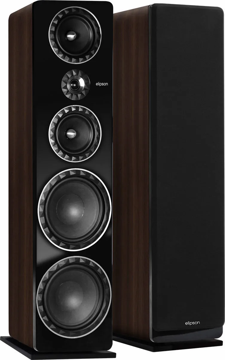 Elipson Prestige Facet 34F Noyer (la paire) Enceintes colonne