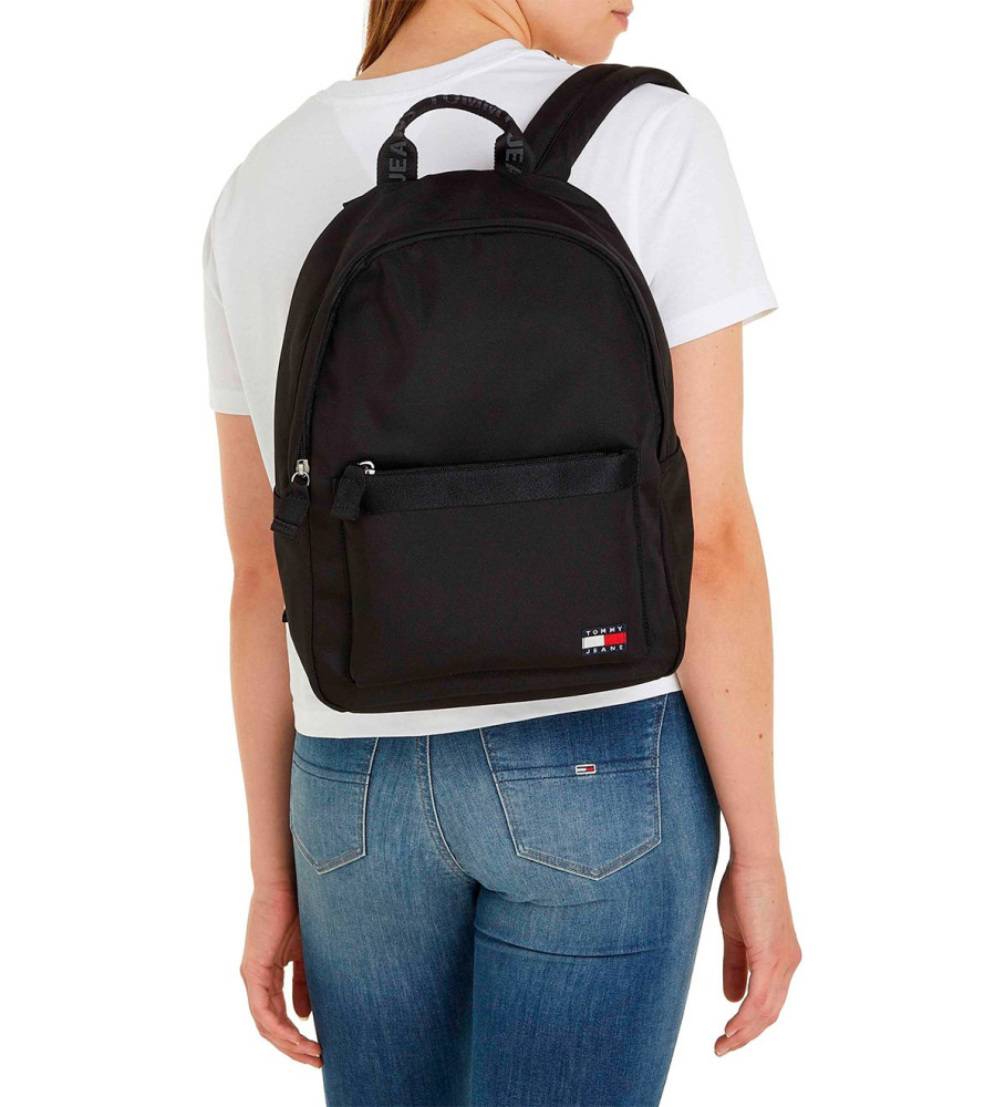 Mochila Tommy Jeans Essential com detalhe preto