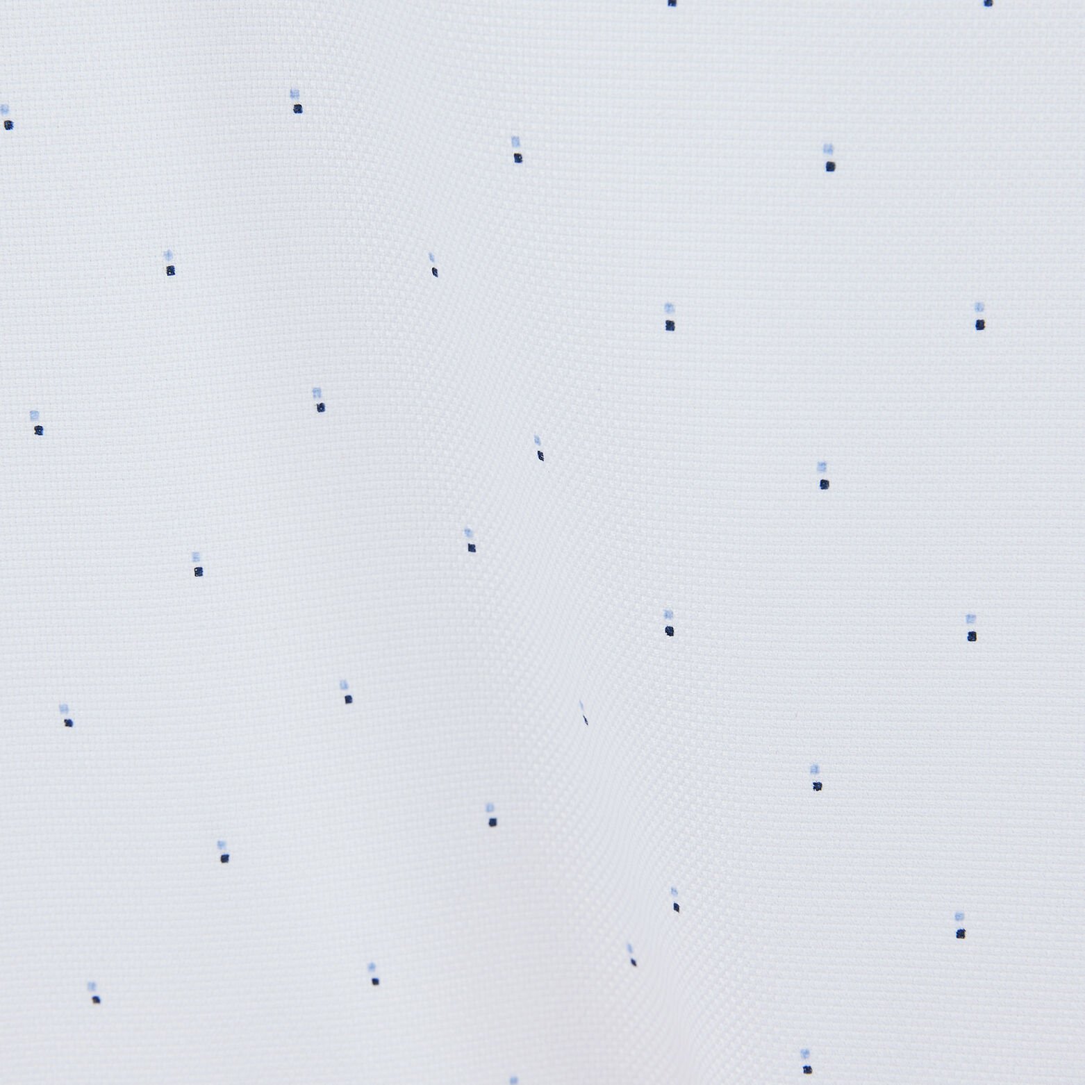 Chemise slim sans repassage imprimé micro géo coto Blanc