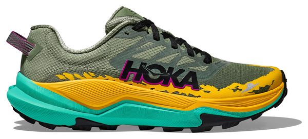 Chaussures Trail Hoka Torrent 4 Vert/Jaune/Bleu Femme