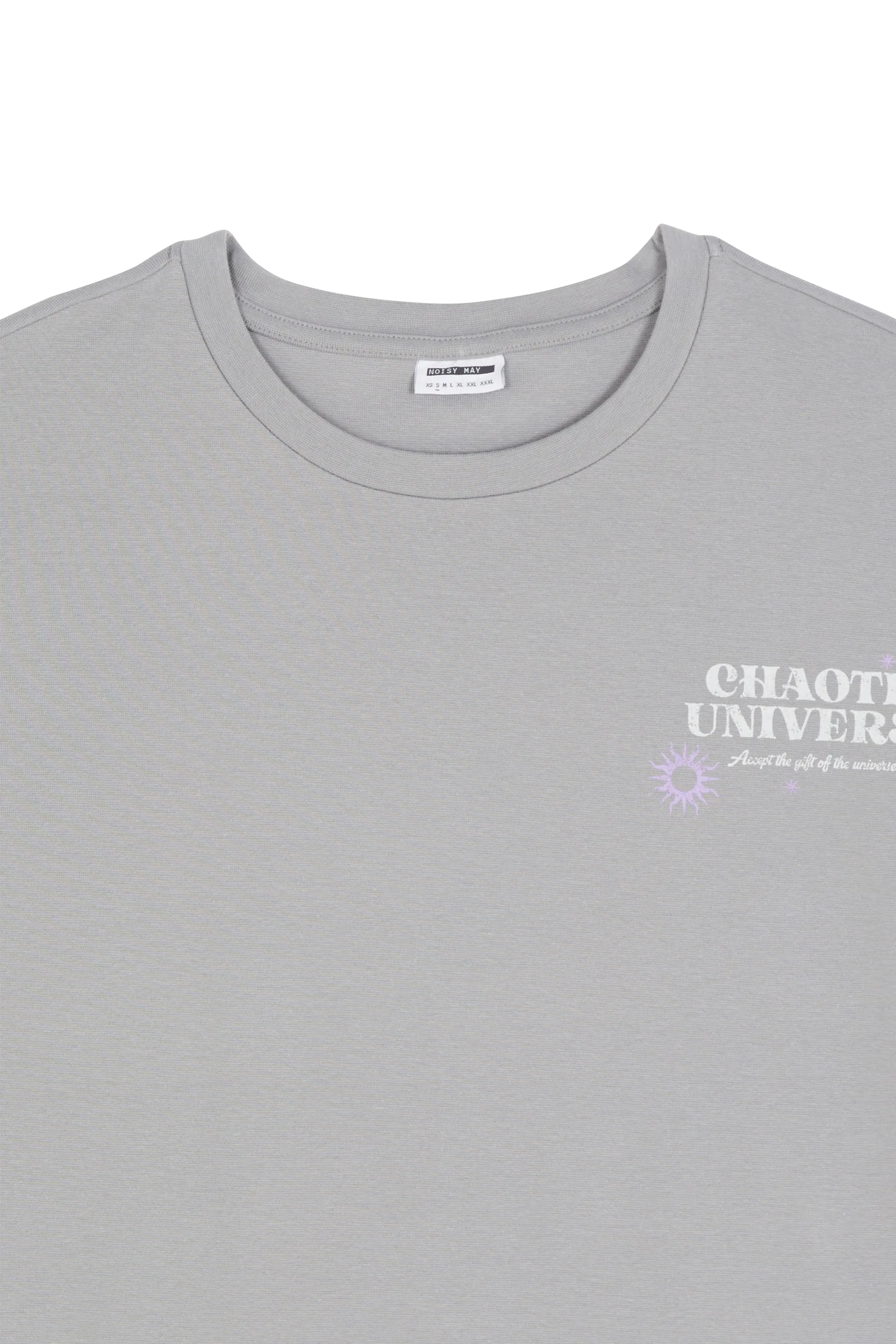 NOISY MAY T-shirt PRNITED  Gris