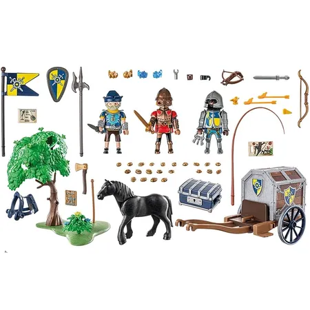 PLAYMOBIL® 71484 Novelmore - Überfall auf Transportwagen