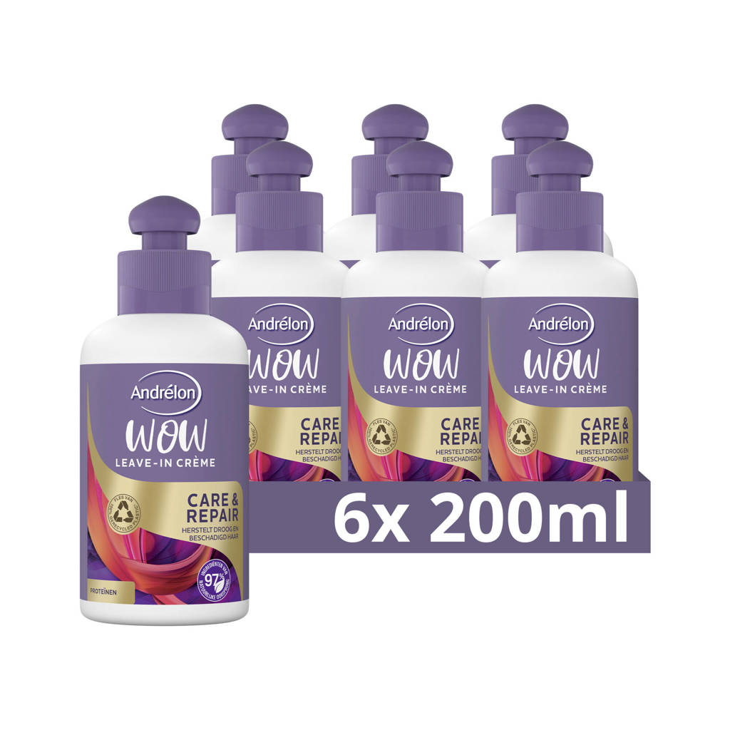 Care & Repair WOW leave-in crème - 6 x 200 ml