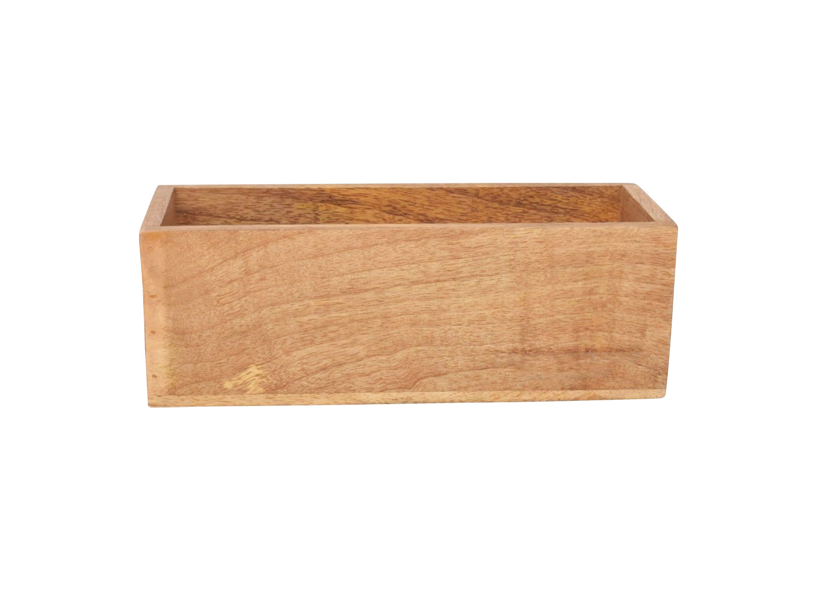 Aufbewahrungsbox aus Mangoholz 28x11x9,5cm