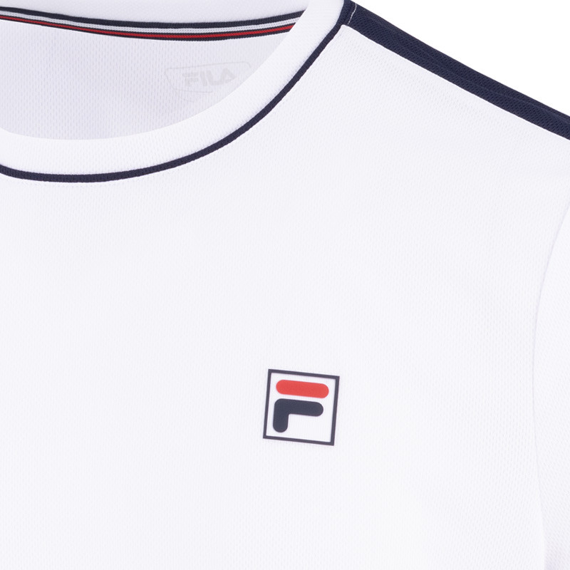 Tee-shirt tennis Fila Gabriel blanc