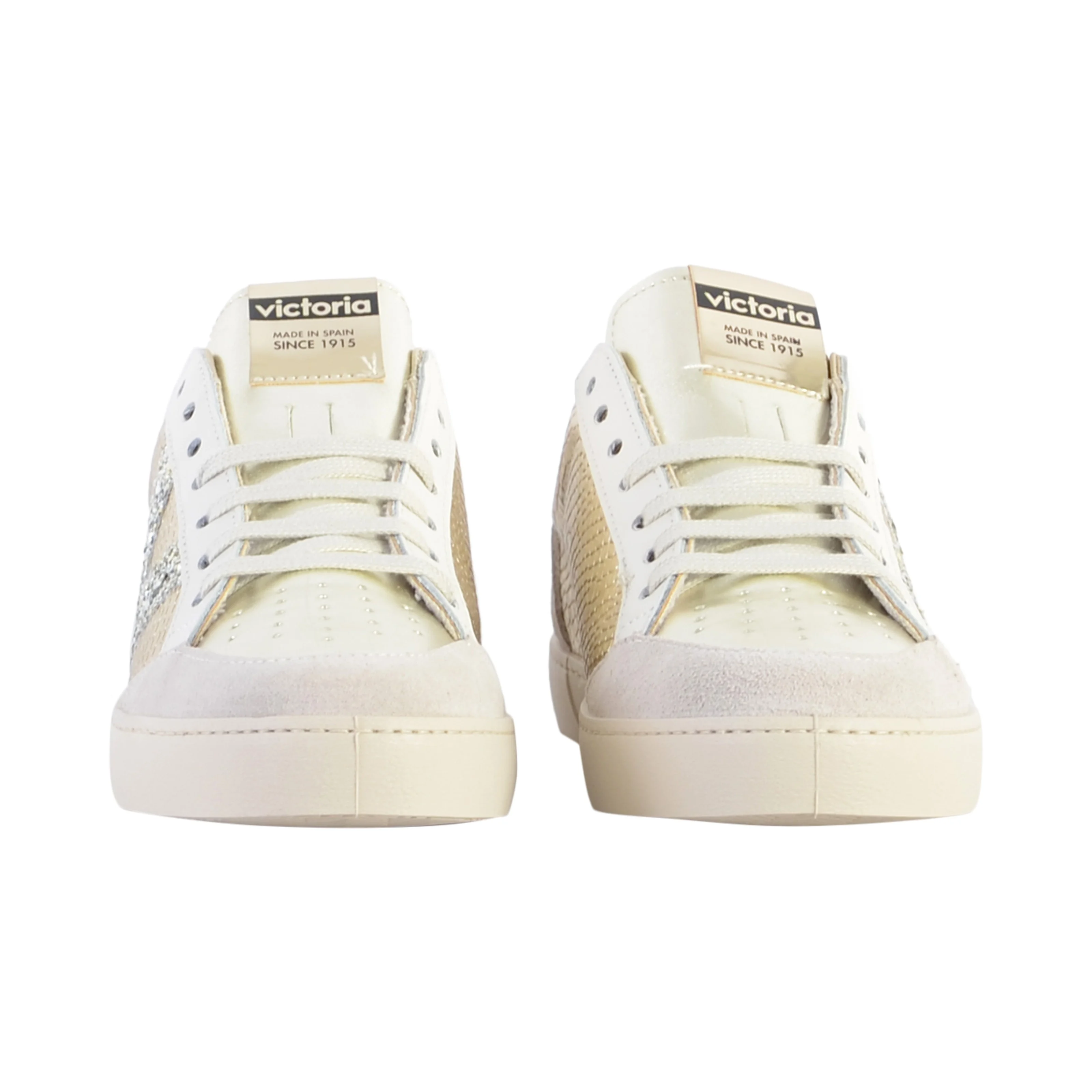 Baskets basses en cuir | Gris