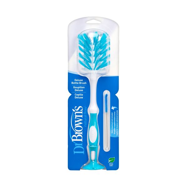 Dr. Brown's De Luxe Flessenborstel Blauw