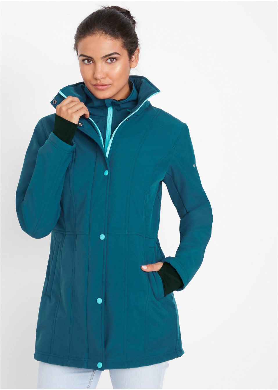 Veste softshell courte 2en1