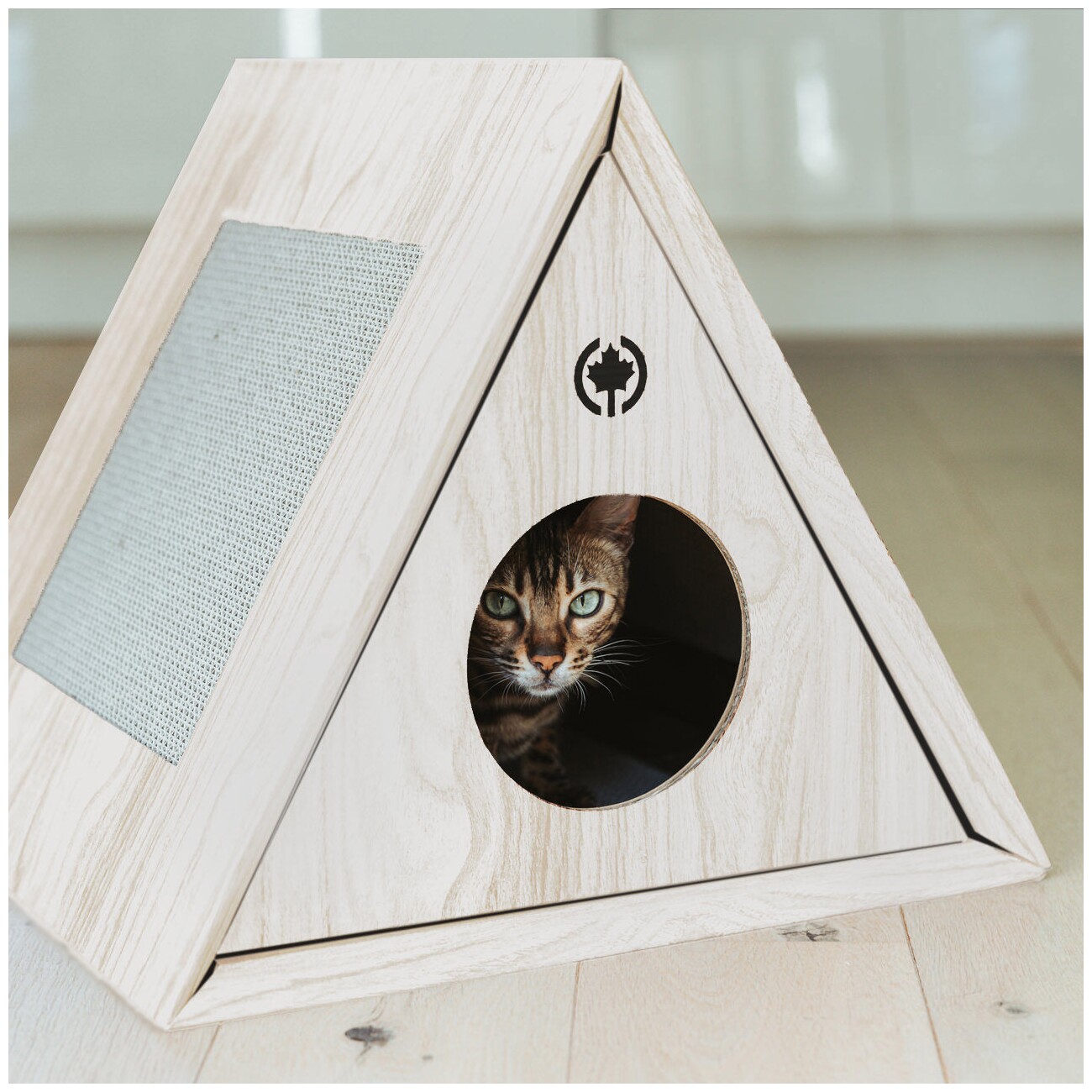 Canadian Cat Company Höhle Triangle House hellgrau