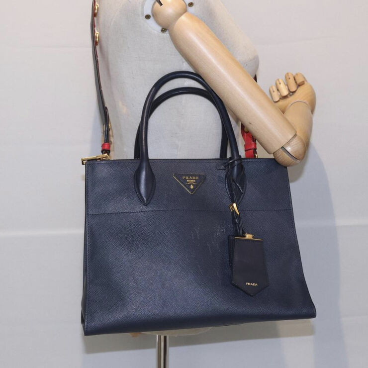 Prada Vintage Prada Handbag Navy