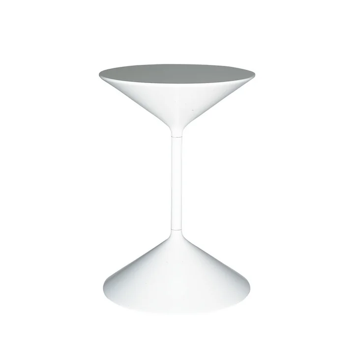 Zanotta - Tempo Beistelltisch H 50 cm, weiss