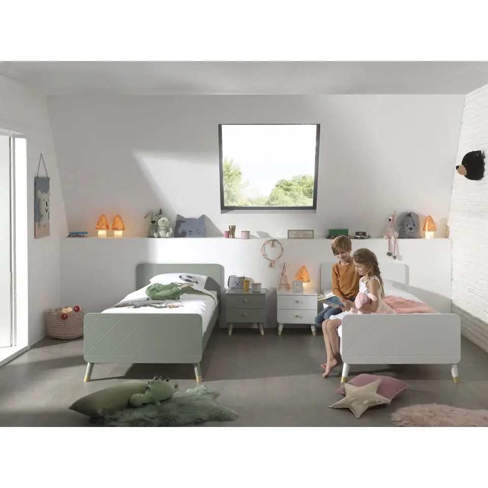 Bed Billy 90x200 - olijfgroen