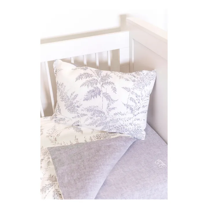 Tartine et Chocolat Drap-housse Feuillage | Bleu marine