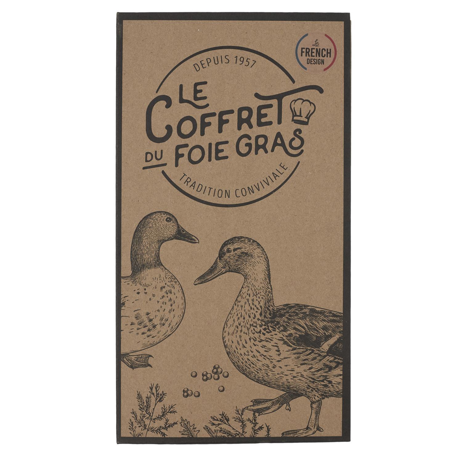 COFFRET FOIE GRAS LYRE ET PLANCHE DECOUPE