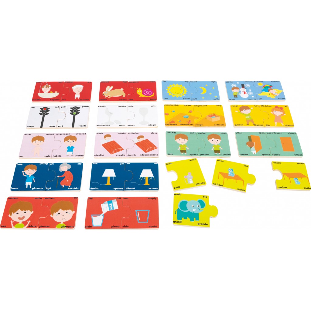 Puzzle Educatif Les Contraires